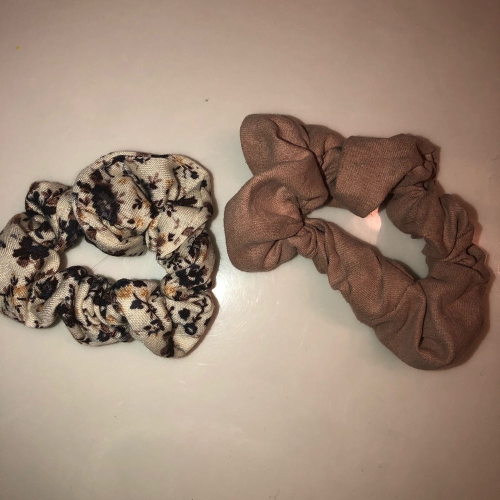 Two scrunchies